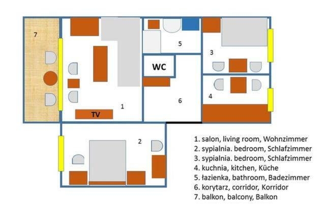 Uno 6 Apartment Гданск Екстериор снимка